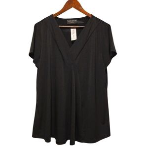 Lane Bryant Black Blouse Size 14/16